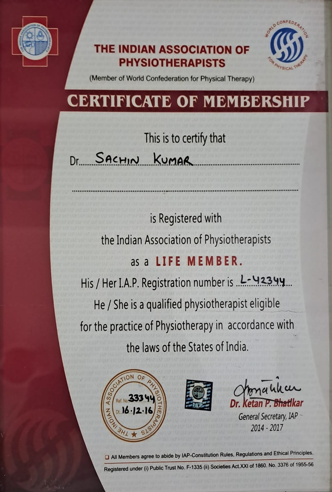 Professional Accreditation